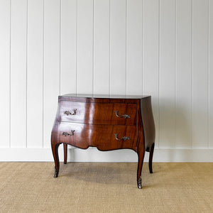 A Unique French Antique Rosewood Chest of Drawers