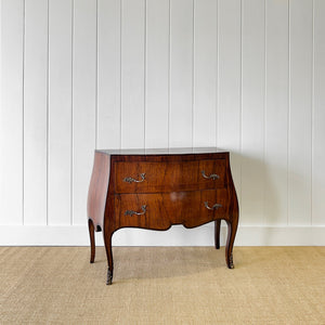 A Unique French Antique Rosewood Chest of Drawers