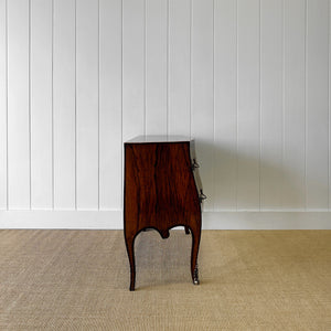 A Unique French Antique Rosewood Chest of Drawers