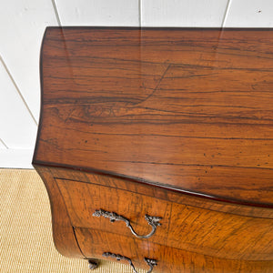 A Unique French Antique Rosewood Chest of Drawers