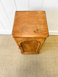 A Charming Pine Nightstand c1890