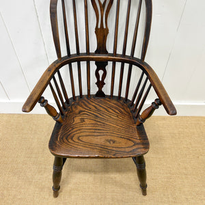 A 19th Century Elm & Beech Windsor Armchair