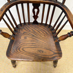 A 19th Century Elm & Beech Windsor Armchair