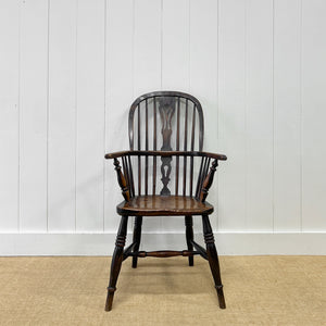 A 19th Century Elm & Beech Windsor Armchair