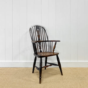 A 19th Century Elm & Beech Windsor Armchair