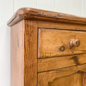 An Antique English Pine Sideboard c1890