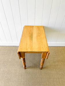 An English Country Pine Dining or Pembroke Drop Leaf Table