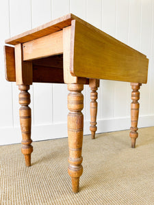 An English Country Pine Dining or Pembroke Drop Leaf Table