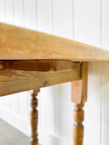 An English Country Pine Dining or Pembroke Drop Leaf Table