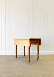 An English Country Pine Dining or Pembroke Drop Leaf Table