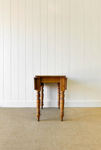 An English Country Pine Dining or Pembroke Drop Leaf Table