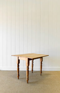 An English Country Pine Dining or Pembroke Drop Leaf Table