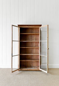 A 19th Century English Pine Glazed Bookcase