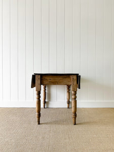 An English Country Pine Dining or Pembroke Drop Leaf Table