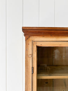 A 19th Century English Pine Glazed Bookcase