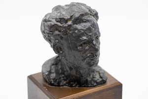 Louis Brandeis Bust on Wooden Platform