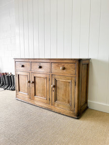 An Antique English Pine Sideboard c1890