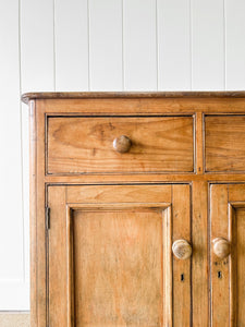 An Antique English Pine Sideboard c1890