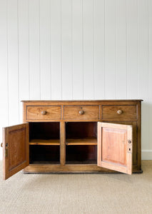 An Antique English Pine Sideboard c1890