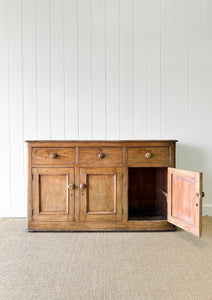 An Antique English Pine Sideboard c1890