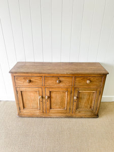 An Antique English Pine Sideboard c1890