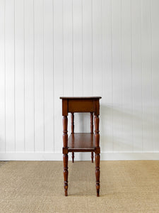 A Graceful and Shallow Antique English Country Console Table