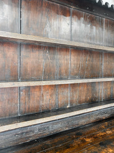 A Superb Oak Welsh Dresser or Cupboard 18th Century