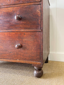 A 18th Century English Country Oak Chest of Drawers Dresser