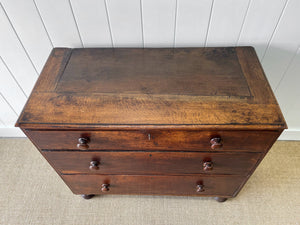 A 18th Century English Country Oak Chest of Drawers Dresser