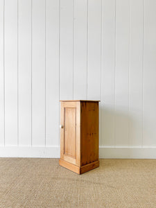 A Charming Pine Nightstand c1890