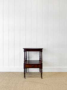 An Antique Mahogany Nightstand or Side Table c1890