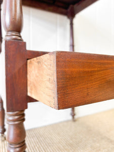 An Antique Mahogany Nightstand or Side Table c1890