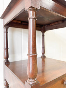 An Antique Mahogany Nightstand or Side Table c1890