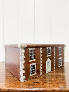 An Antique Painted Georgian Country House Box