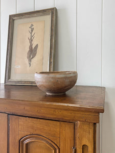 A Handsome English 19th Century Faux Painted Pine Cupboard