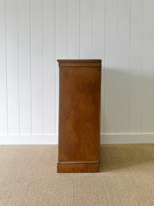 A Handsome English 19th Century Faux Painted Pine Cupboard