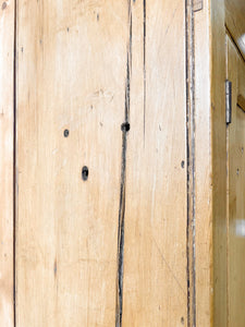 A Monumental English Country Pine Sideboard Buffet c1860