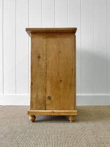 A Charming English Pine Nightstand c1890