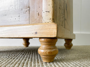 A Charming English Pine Nightstand c1890