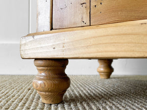 A Charming English Pine Nightstand c1890