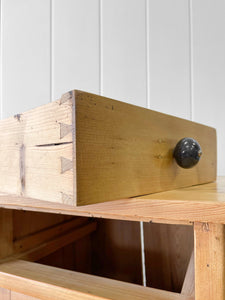 A Charming English Pine Nightstand c1890