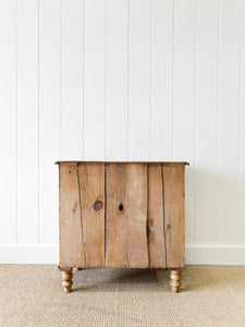 An Antique English Pine Chest of Drawers Dresser c1890