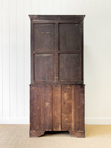 An Early 19th Century Ebonized English Secretary Bookcase