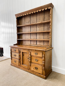 A Gorgeous 19th Century Pine Welsh Dresser or Cupboard