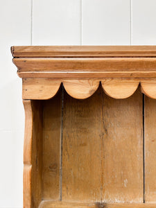 A Gorgeous 19th Century Pine Welsh Dresser or Cupboard