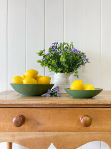 Painted Wooden Bowl