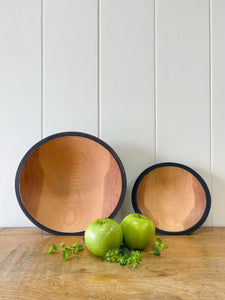 Painted Wooden Bowl