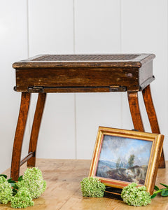 Antique Wooden Artist's Stool c1890