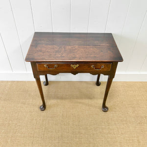 A Georgian Oak Console Table