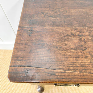 A Georgian Oak Console Table